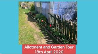 'Video thumbnail for Allotment and garden tour 18th April 2020'