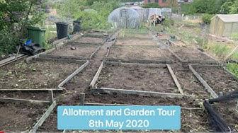 'Video thumbnail for Allotment and  garden tour 8th May 2020'