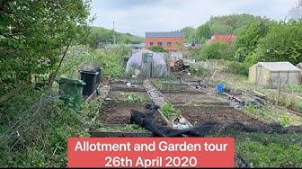 'Video thumbnail for Allotment and Garden Tour 26th April 2020'