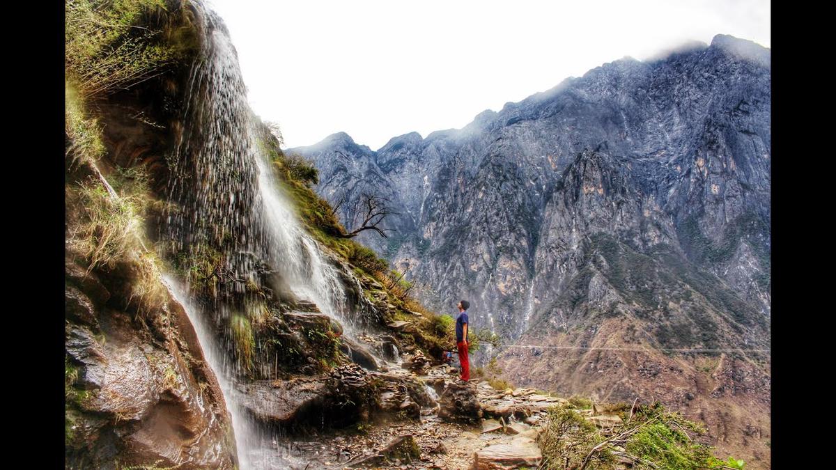 'Video thumbnail for Tiger Leaping Gorge - Day Three: Epic Mountain Waterfall'